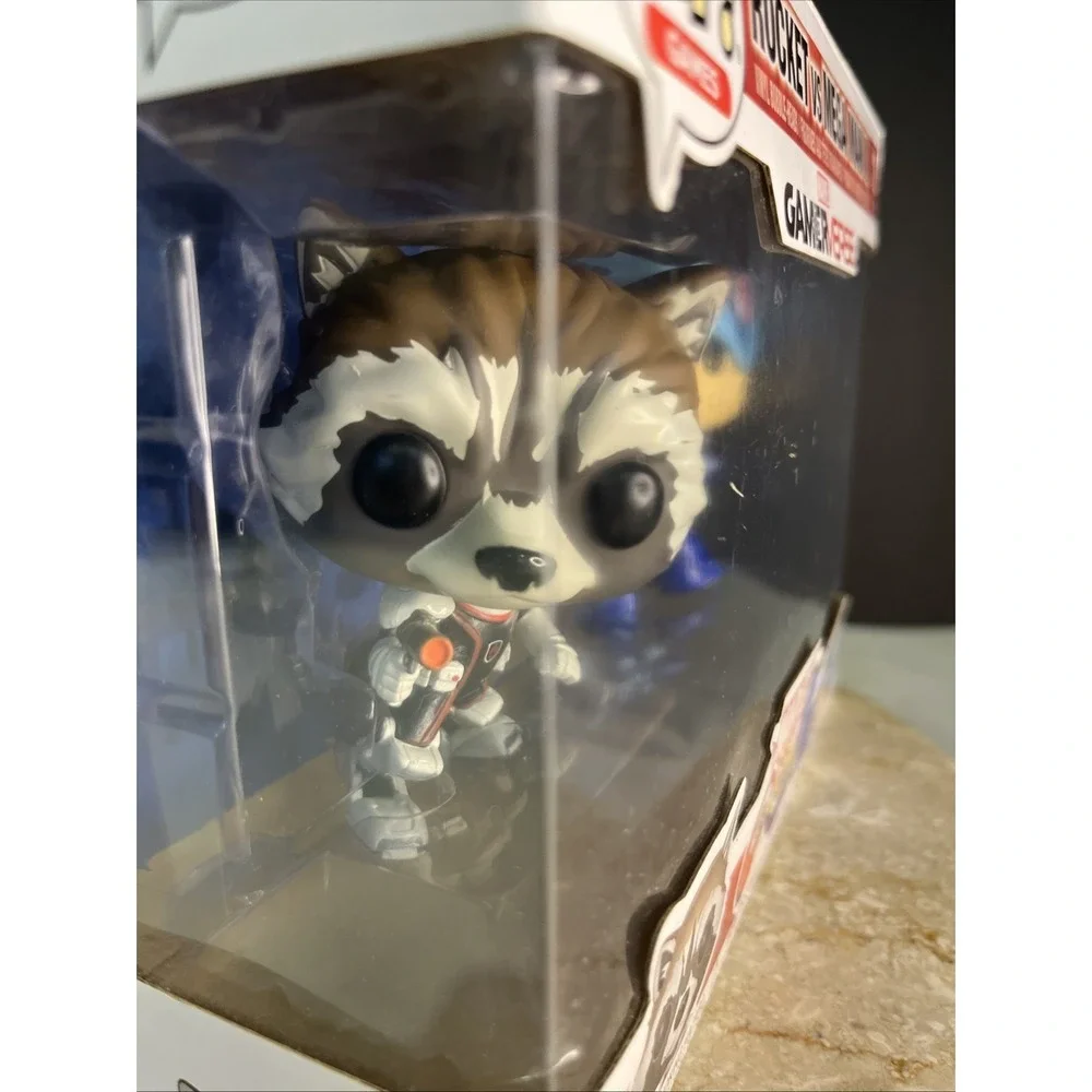 Funko POP! Games Marvel vs. Capcom Rocket vs Mega Man X Vinyl Figure